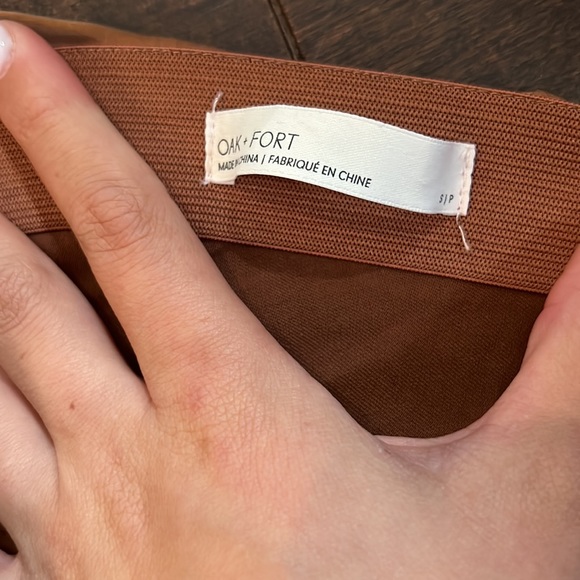 OAK & FORT SATIN MIDI BEAUTIFUL COPPER COLOUR - Picture 3 of 3